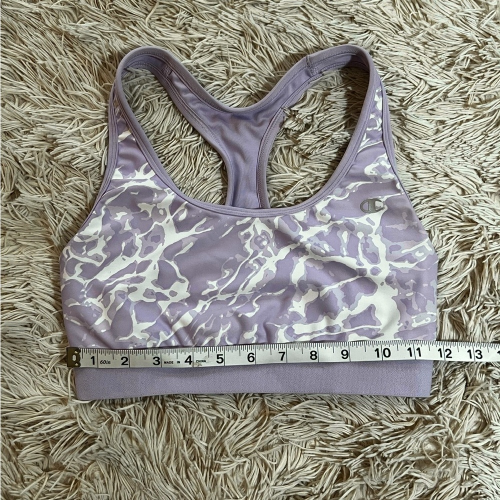 Champion Purple Marble Sports Bra